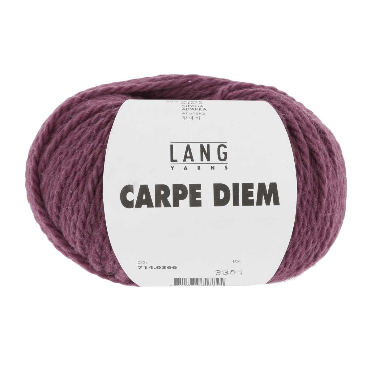 Lang Yarns Yarn Cyclamen Mélange LANGYARNS | Carpe Diem | Worsted / Aran | 714