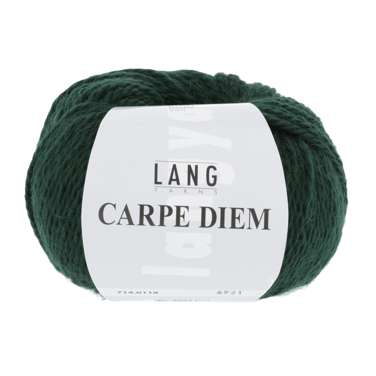 Lang Yarns Yarn Dark Green LANGYARNS | Carpe Diem | Worsted / Aran | 714