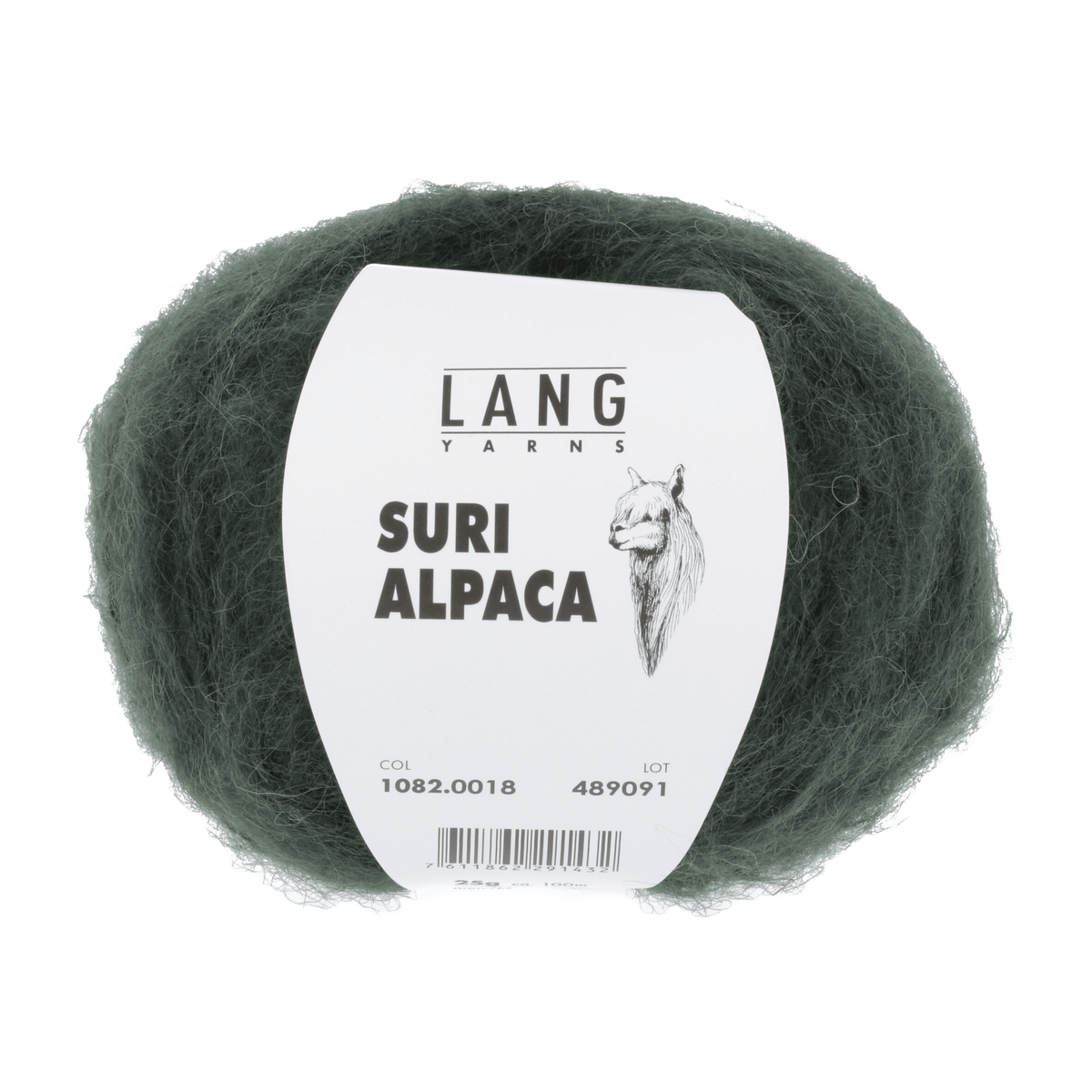 Lang Yarns Yarn Dark Green LANGYARNS | Suri Alpaca | Worsted / Aran | 1082