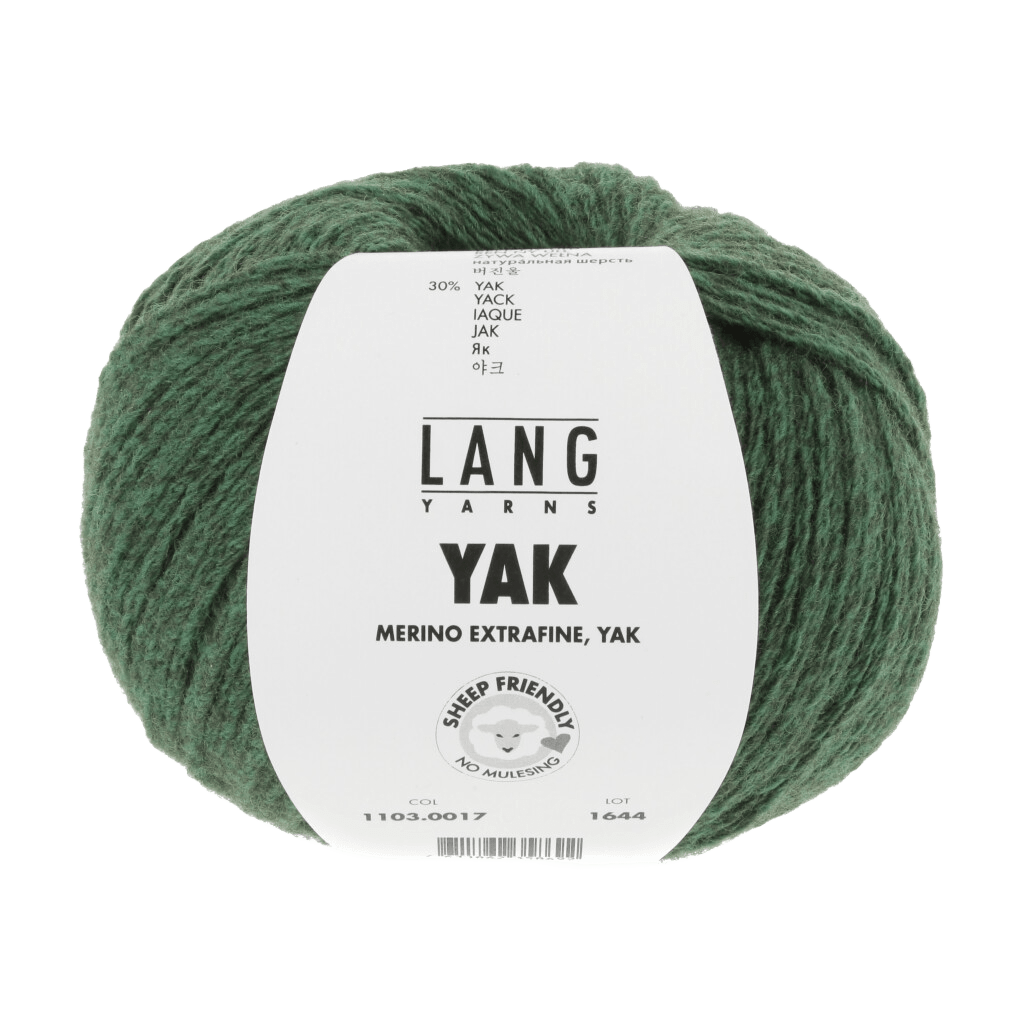 Lang Yarns Yarn Dark Green LANGYARNS | Yak | Worsted / Aran | 1103