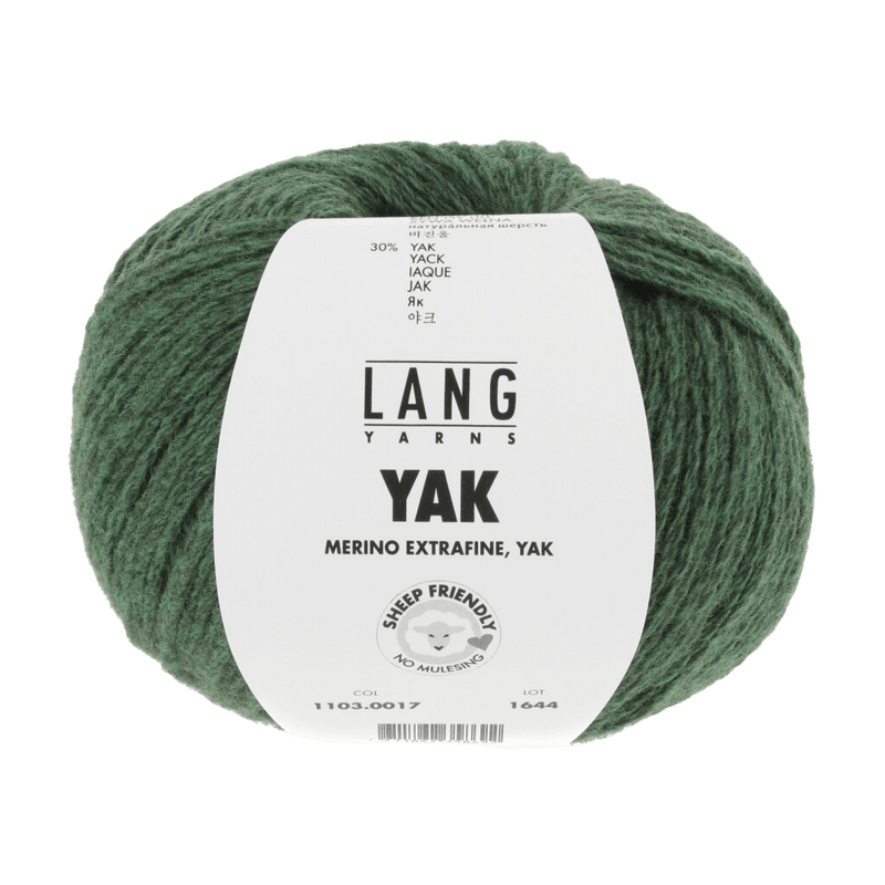 Lang Yarns Yarn Dark Green LANGYARNS | Yak | Worsted / Aran | 1103