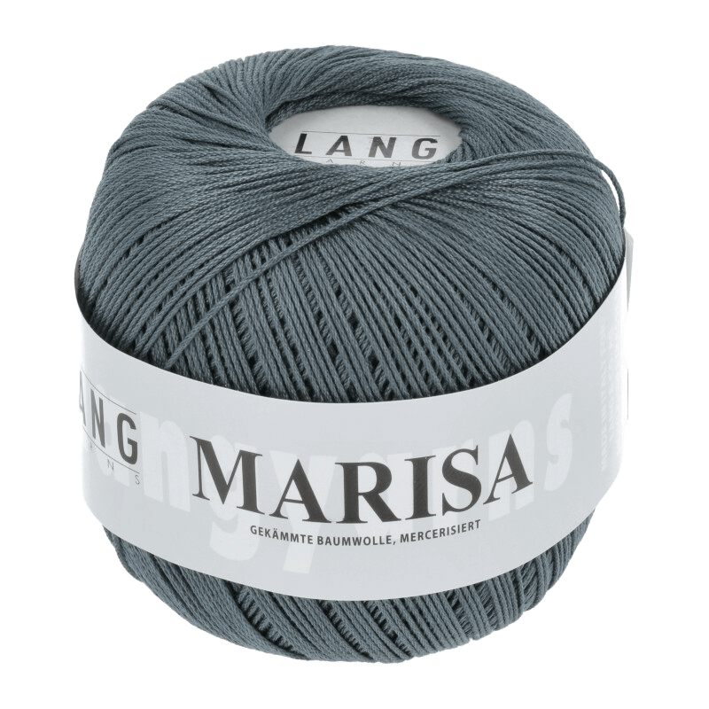 Lang Yarns Yarn Dark Grey LANGYARNS |  Mercerised Crafting Cotton | Marisa | Sock / Baby | 9