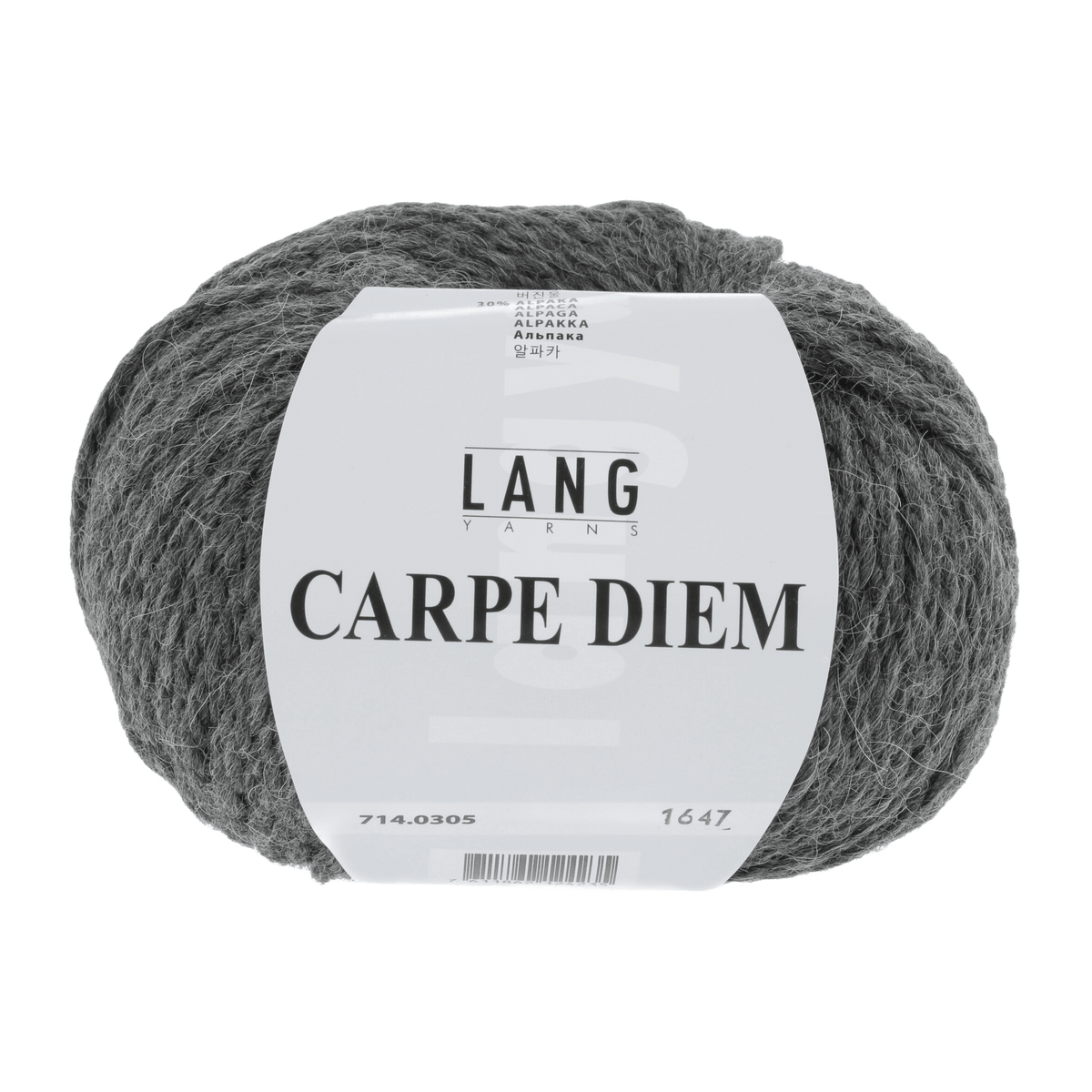 Lang Yarns Yarn Dark Grey Mélange LANGYARNS | Carpe Diem | Worsted / Aran | 714