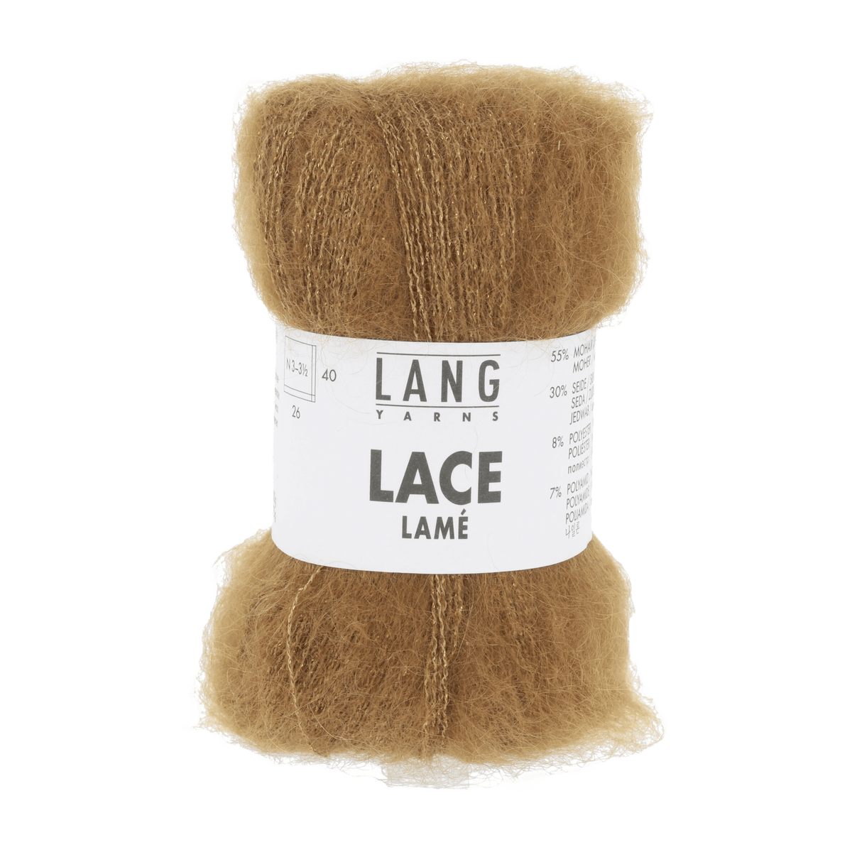 Lang Yarns yarn Dark Nougat LANGYARNS | Lace Lamé | Sport | 1081
