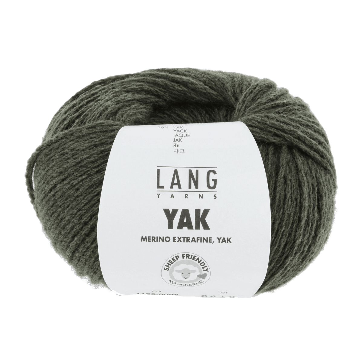 Lang Yarns Yarn Dark Olive LANGYARNS | Yak | Worsted | 1103