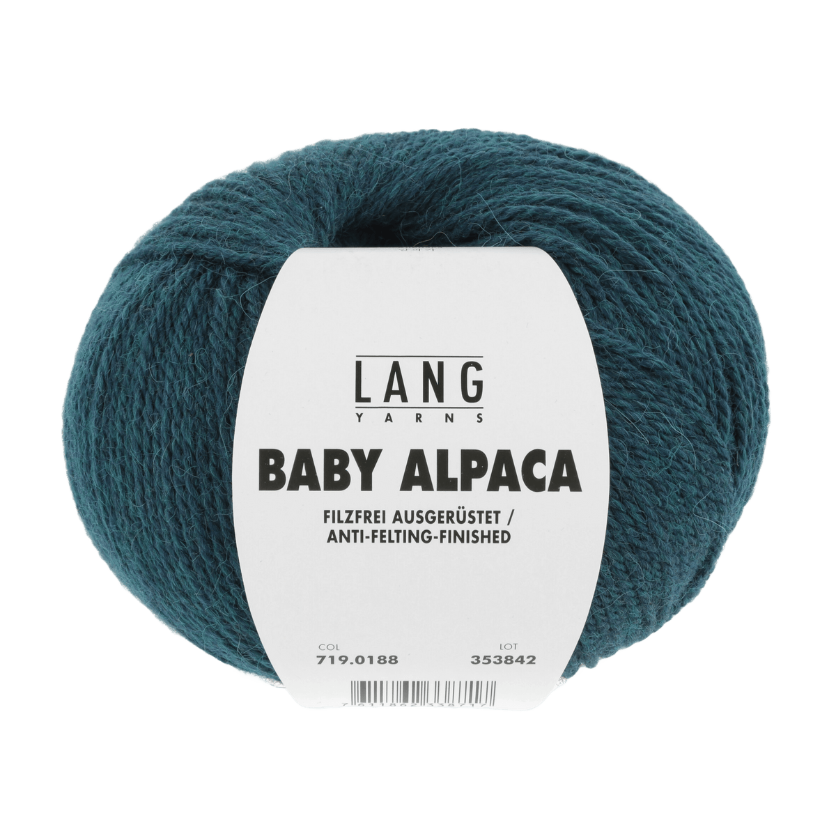 Lang Yarns yarn Dark Petrol Mélange LANGYARNS | Baby Alpaca | Sport | 719