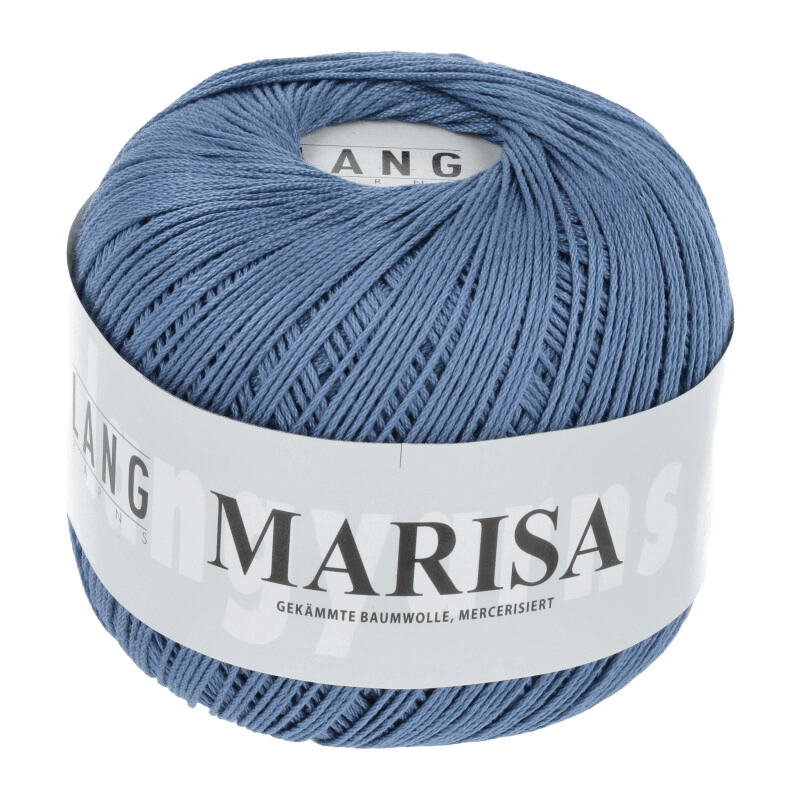 Lang Yarns Yarn Deaf Blue LANGYARNS |  Mercerised Crafting Cotton | Marisa | Sock / Baby | 9
