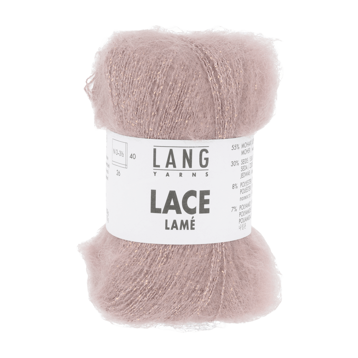 Lang Yarns yarn Dusky Pink LANGYARNS | Lace Lamé | Sport | 1081