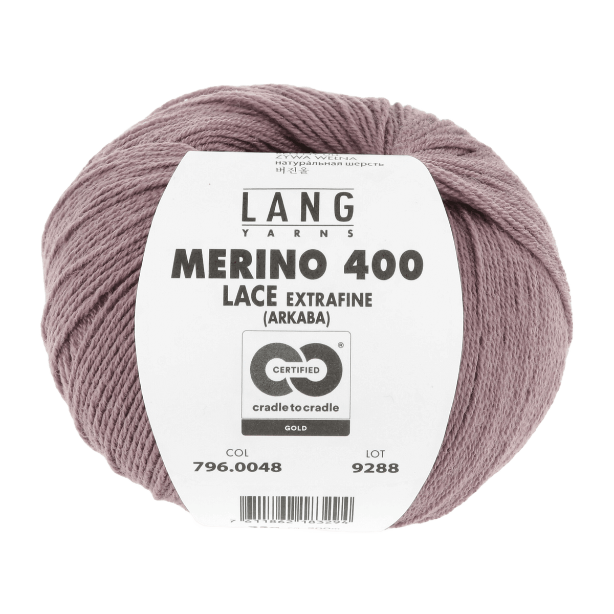 Lang Yarns Yarn Dusky Pink LANGYARNS | Merino 400 Lace | Sock / Baby | 796