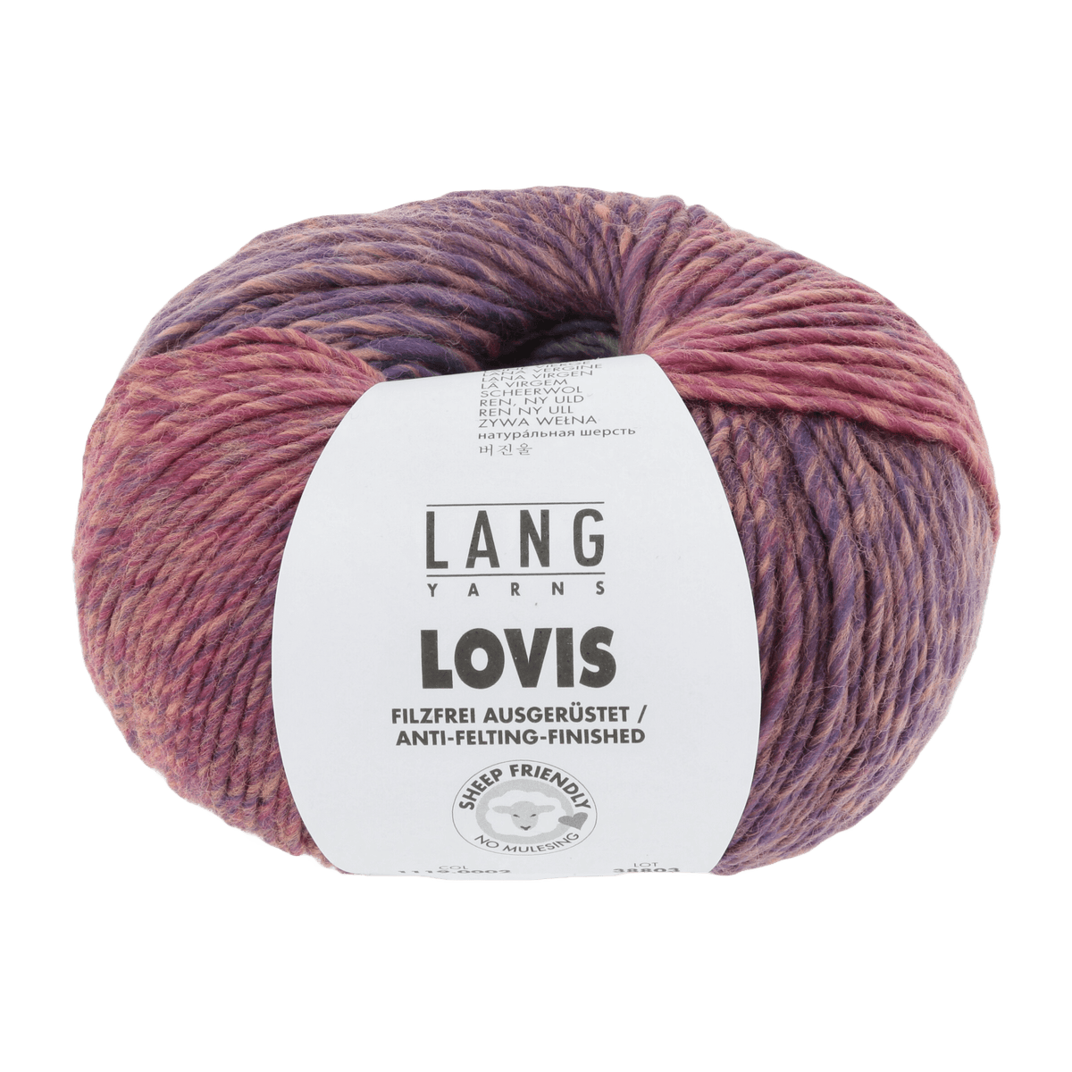 Lang Yarns Yarn Fuchsia / Blue / Orange LANGYARNS | Lovis | Worsted | 1119