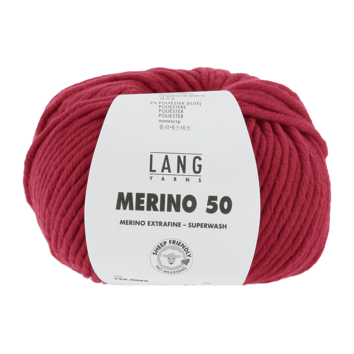 Lang Yarns Yarn Geranium LANGYARNS | Merino 50 | Chunky | 756