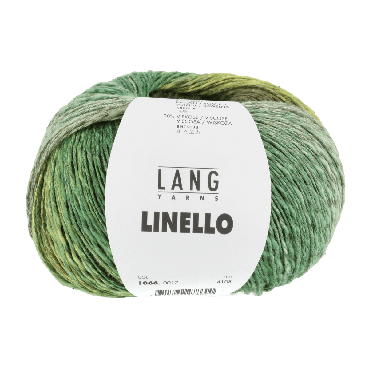 Lang Yarns Yarn Green LANGYARNS | Linello | Worsted / Aran | 1066