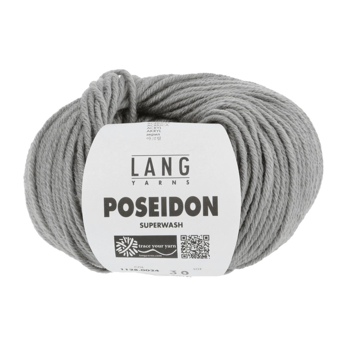 Lang Yarns Yarn Grey LANGYARNS | Poseidon | Worsted / Aran | 1128