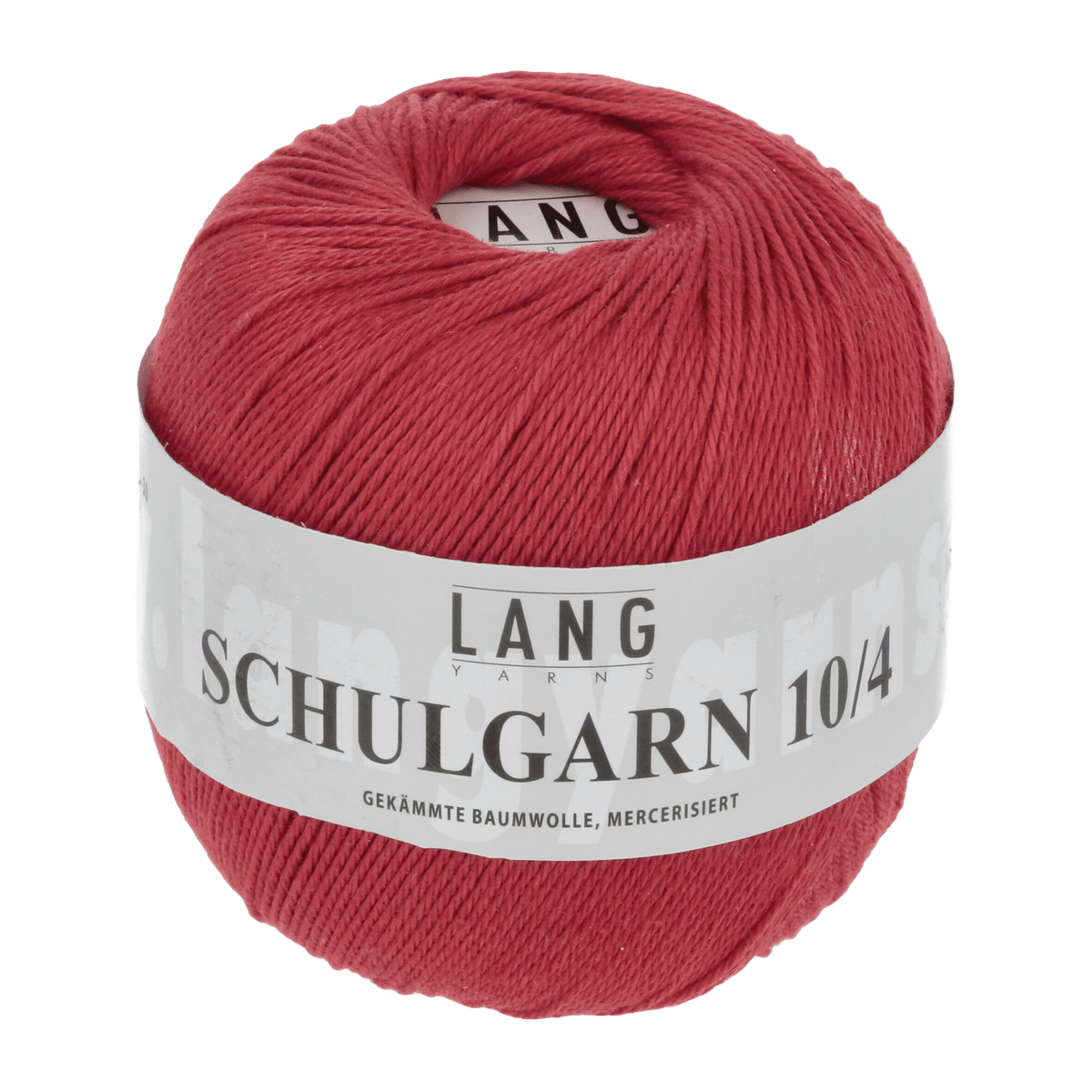 Lang Yarns Yarn Hot Red LANGYARNS |  Mercerised Crafting Cotton 10/1 | Sport | 1