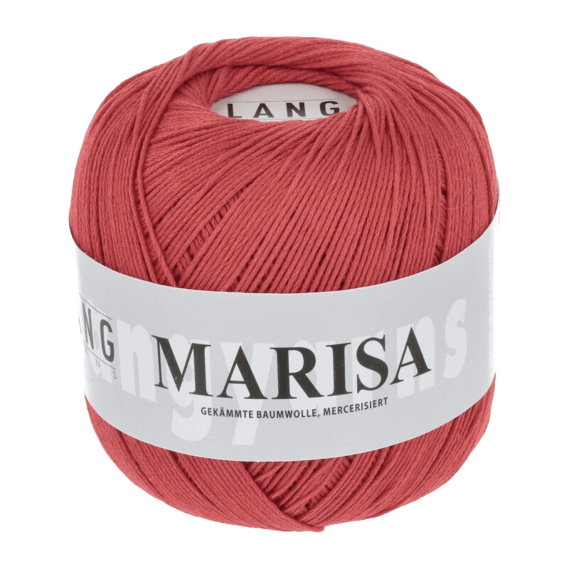 Lang Yarns Yarn Hot Red LANGYARNS |  Mercerised Crafting Cotton | Marisa | Sock / Baby | 9