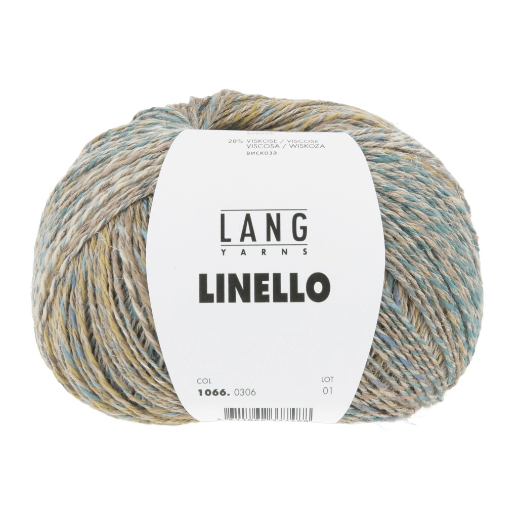 Lang Yarns Yarn Indigo / Petrol / Olive LANG YARNS | Linello | Worsted / Aran | 1066