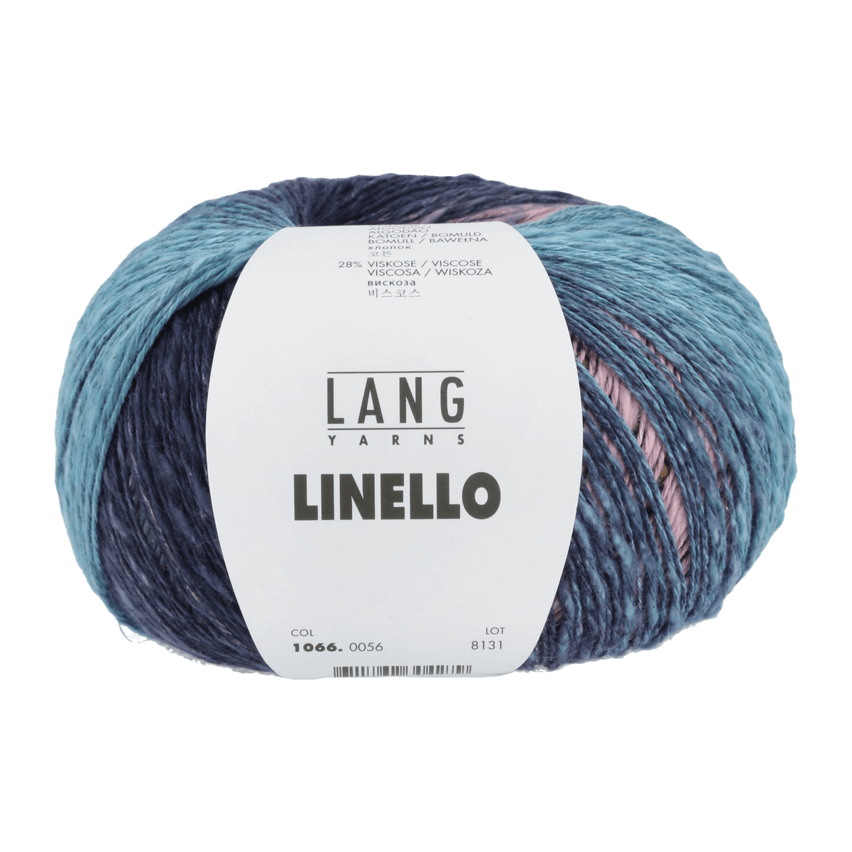 Lang Yarns Yarn Light Blue / Mustard Yellow / Rose LANGYARNS | Linello | Worsted / Aran | 1066