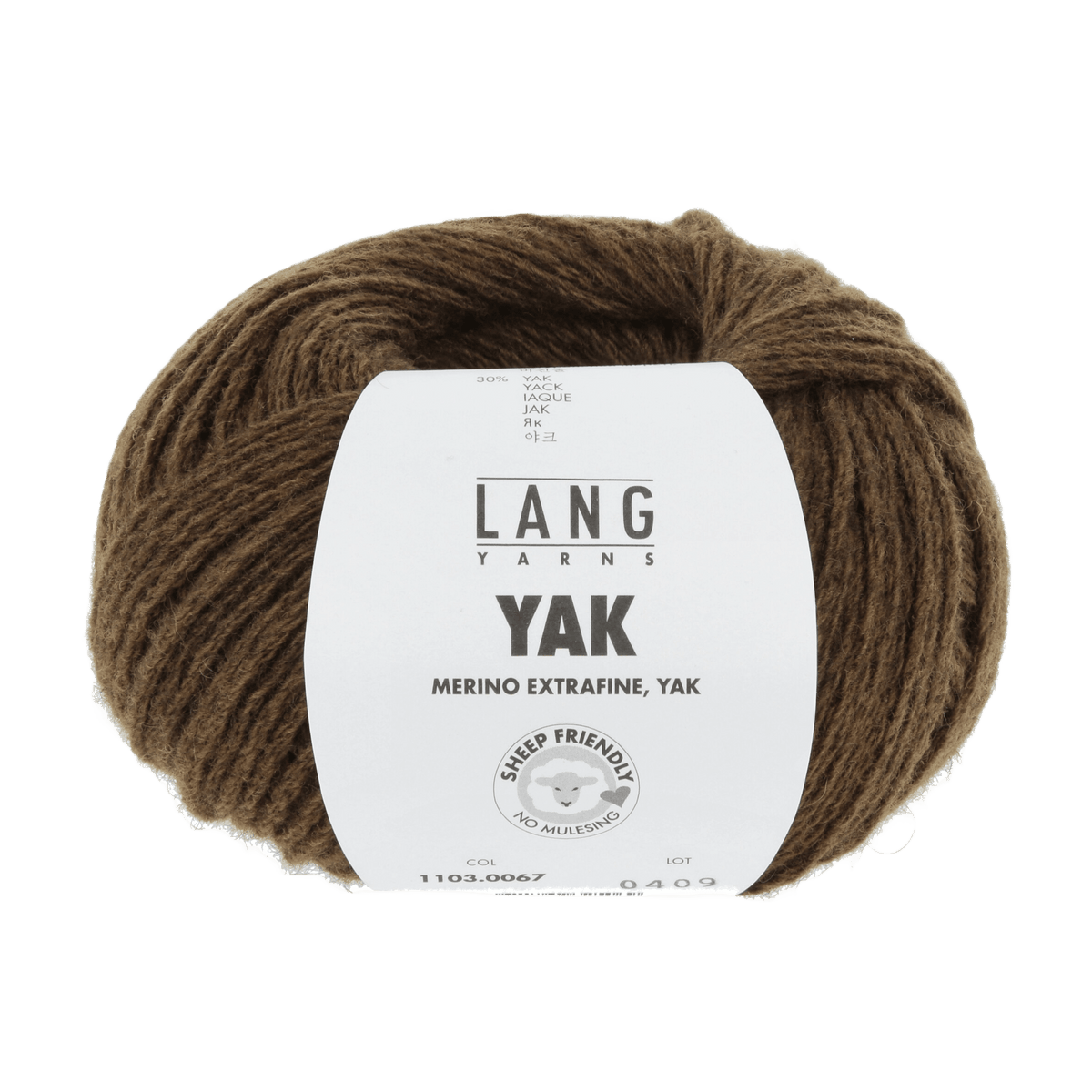 Lang Yarns Yarn Light Brown LANGYARNS | Yak | Worsted | 1103