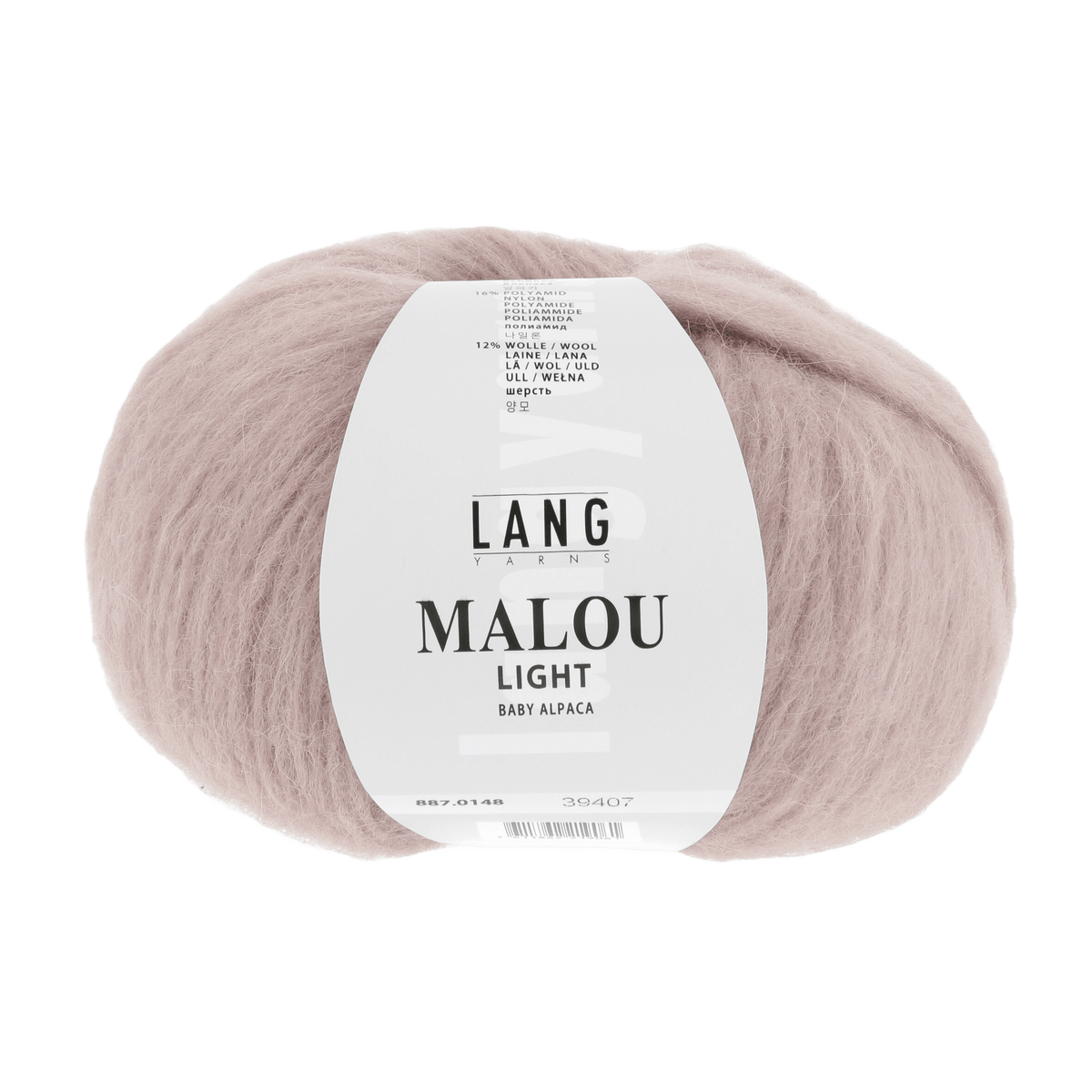 Lang Yarns Yarn Light Dusky Pink LANGYARNS | Malou Light | Worsted | 887
