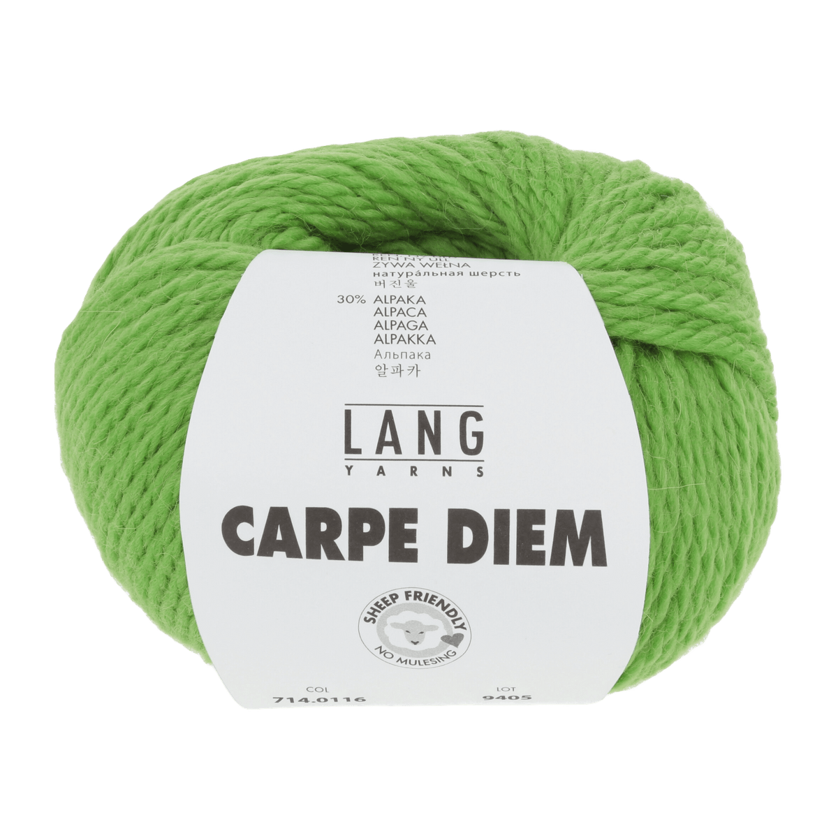 Lang Yarns Yarn Light Green LANGYARNS | Carpe Diem | Worsted / Aran | 714