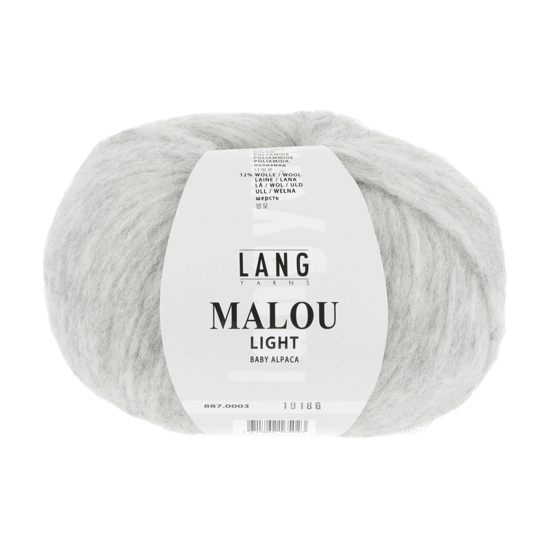 Lang Yarns Yarn Light Grey LANGYARNS | Malou Light | Worsted | 887