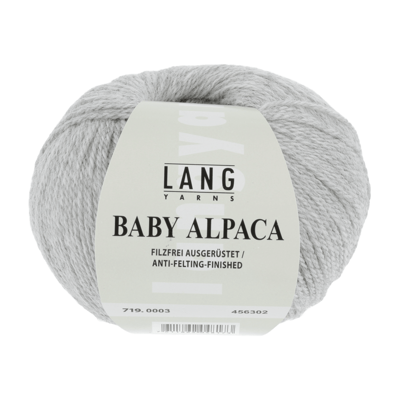 Lang Yarns yarn Light Grey Mélange LANGYARNS | Baby Alpaca | Sport | 719