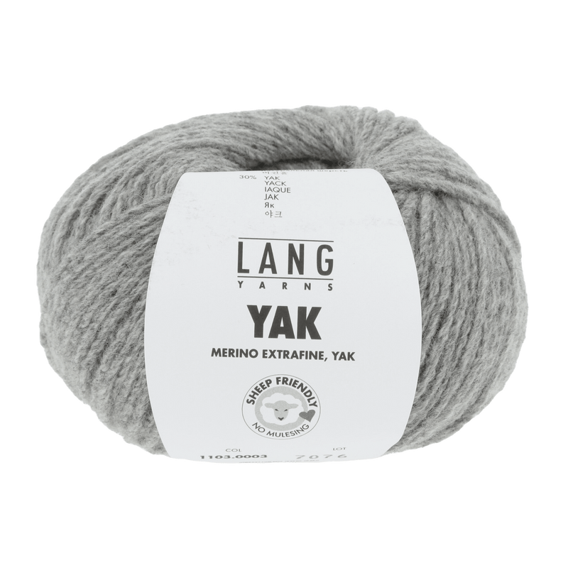 Lang Yarns Yarn Light Grey Mélange LANGYARNS | Yak | Worsted | 1103
