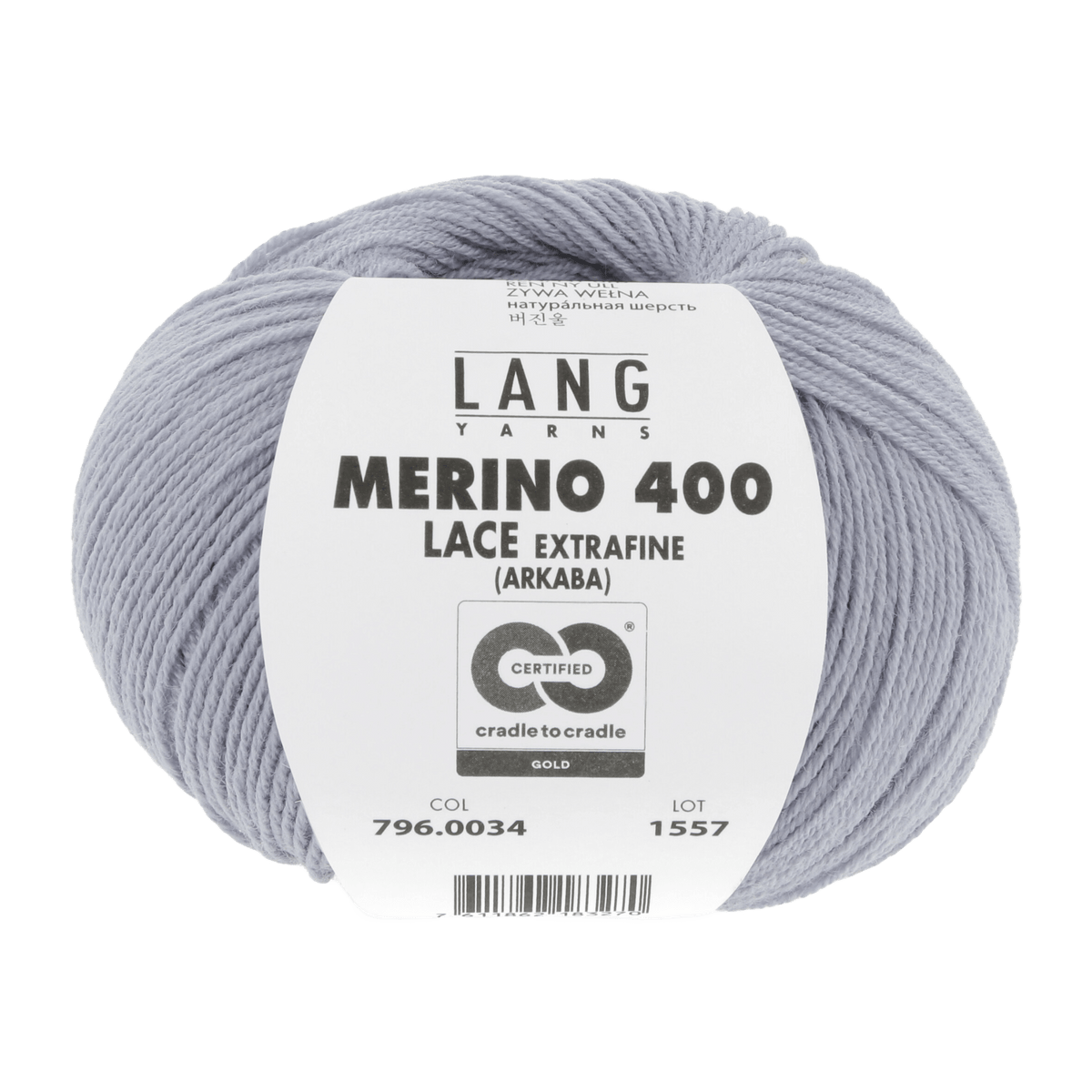 Lang Yarns Yarn Light Jeans LANGYARNS | Merino 400 Lace | Sock / Baby | 796