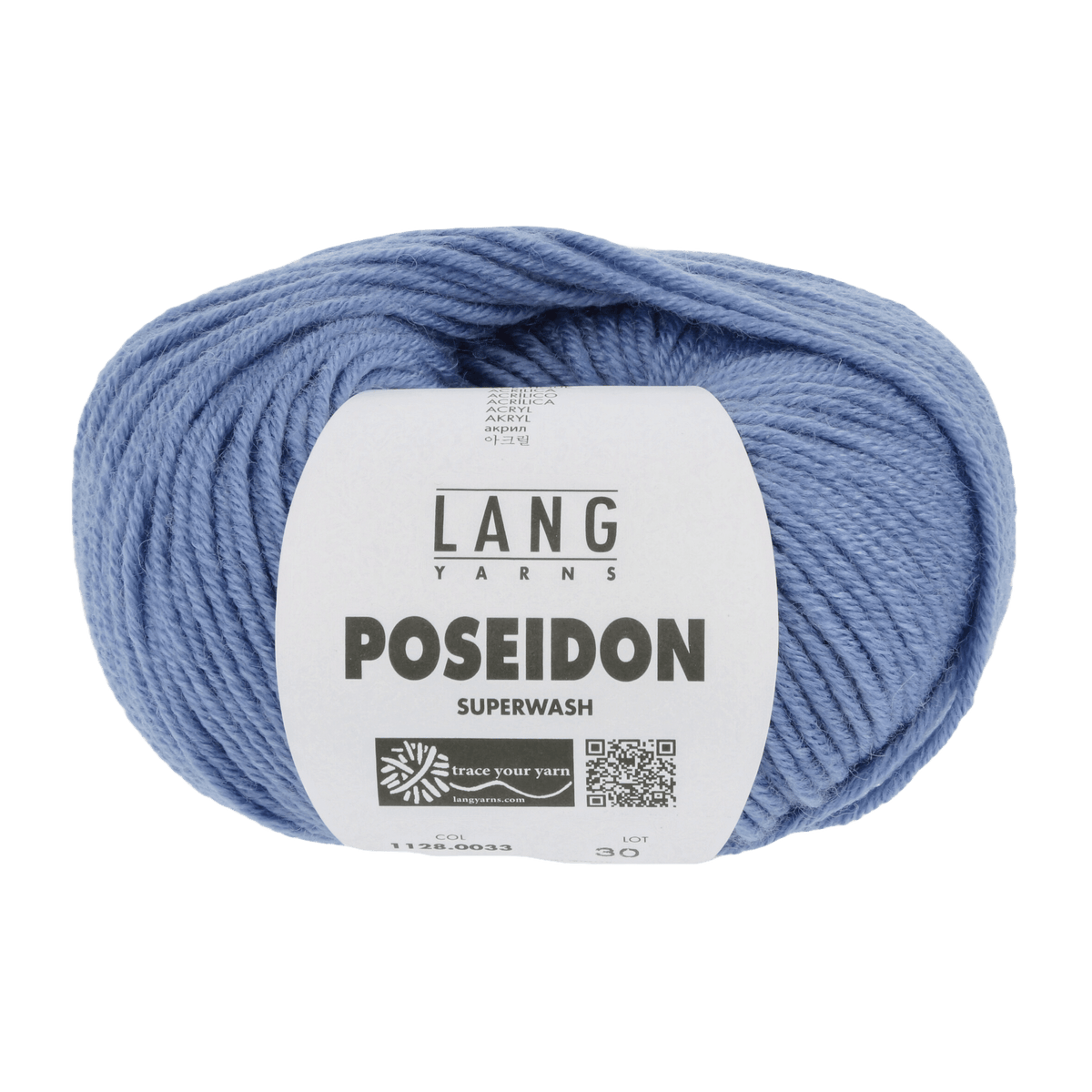 Lang Yarns Yarn Light Jeans LANGYARNS | Poseidon | Worsted / Aran | 1128