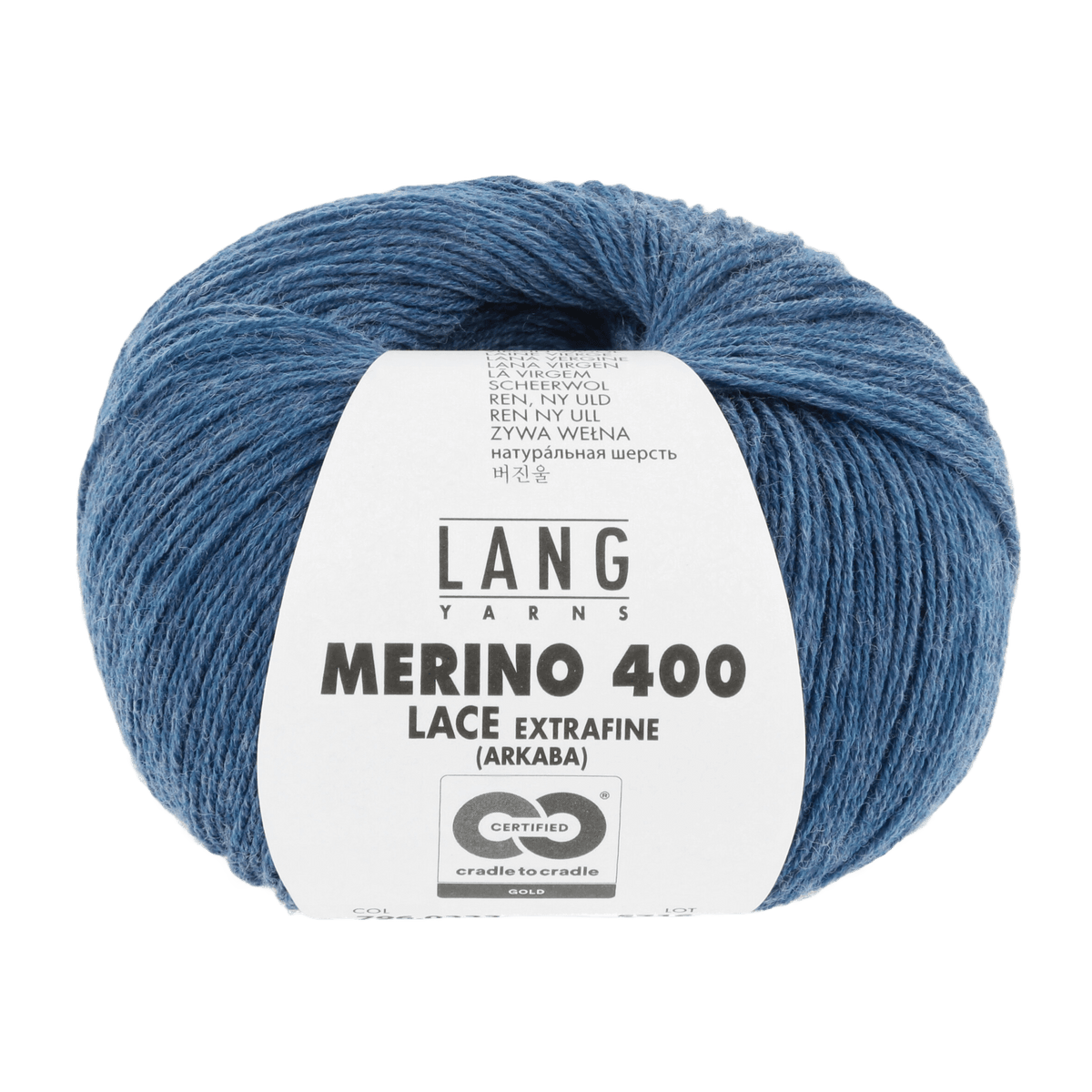 Lang Yarns Yarn Light Jeans Mélange LANGYARNS | Merino 400 Lace | Sock / Baby | 796