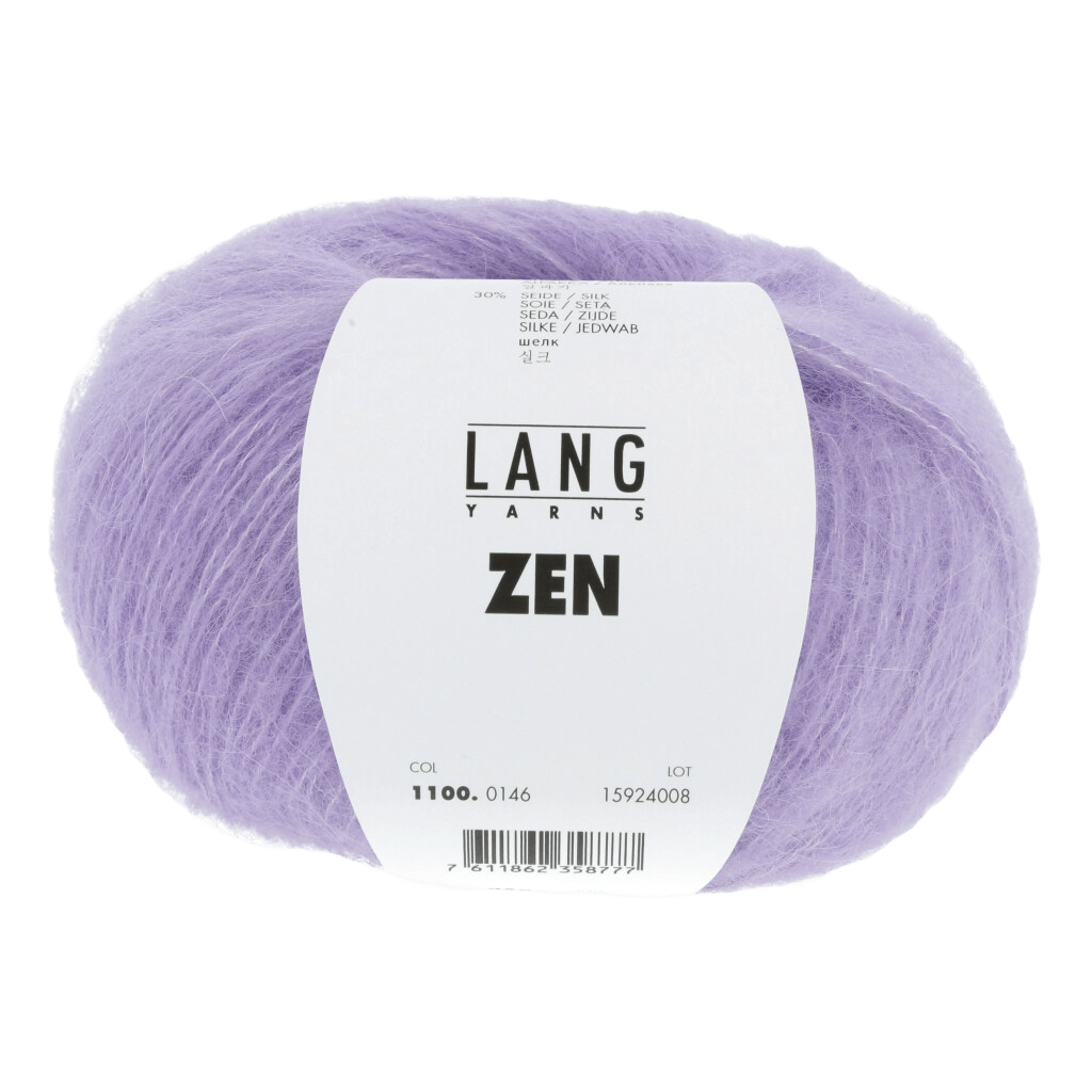 Lang Yarns Yarn Light Lilac LANGYARNS | Zen | Sport | 1100