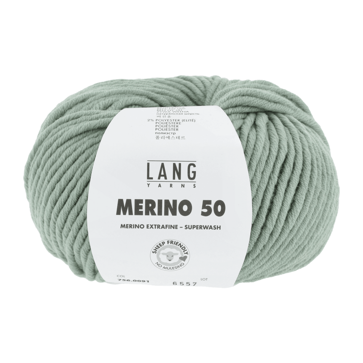 Lang Yarns Yarn Light Sage LANGYARNS | Merino 50 | Chunky | 756