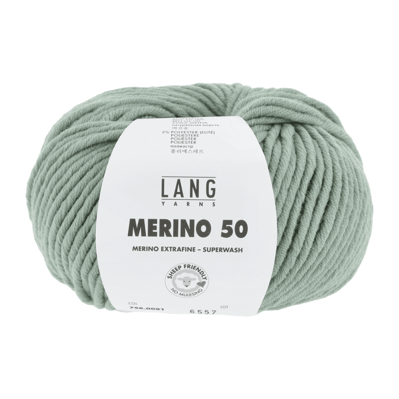 Lang Yarns Yarn Light Sage LANGYARNS | Merino 50 | Chunky | 756