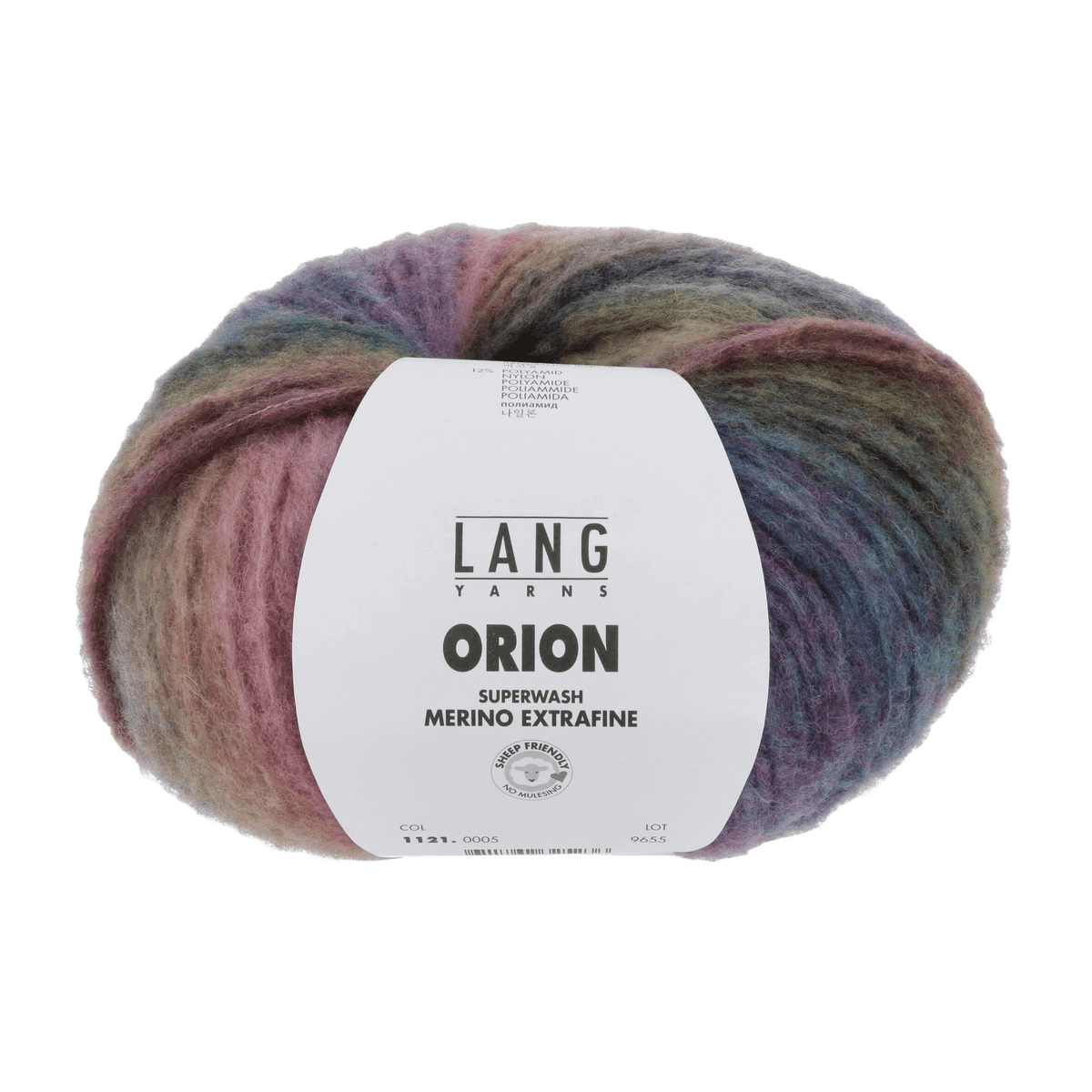 Lang Yarns Yarn Lilac / Green / Petrol LANGYARNS | Orion | Chunky | 1121