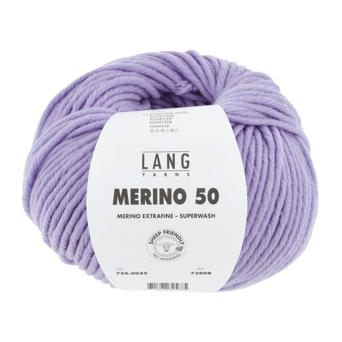 Lang Yarns Yarn Lilac LANGYARNS | Merino 50 | Chunky | 756