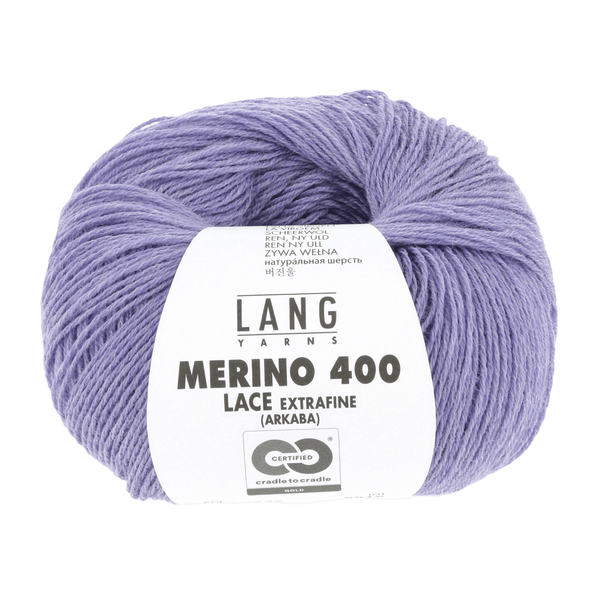 Lang Yarns Yarn Lilac Mélange LANGYARNS | Merino 400 Lace | Sock / Baby | 796