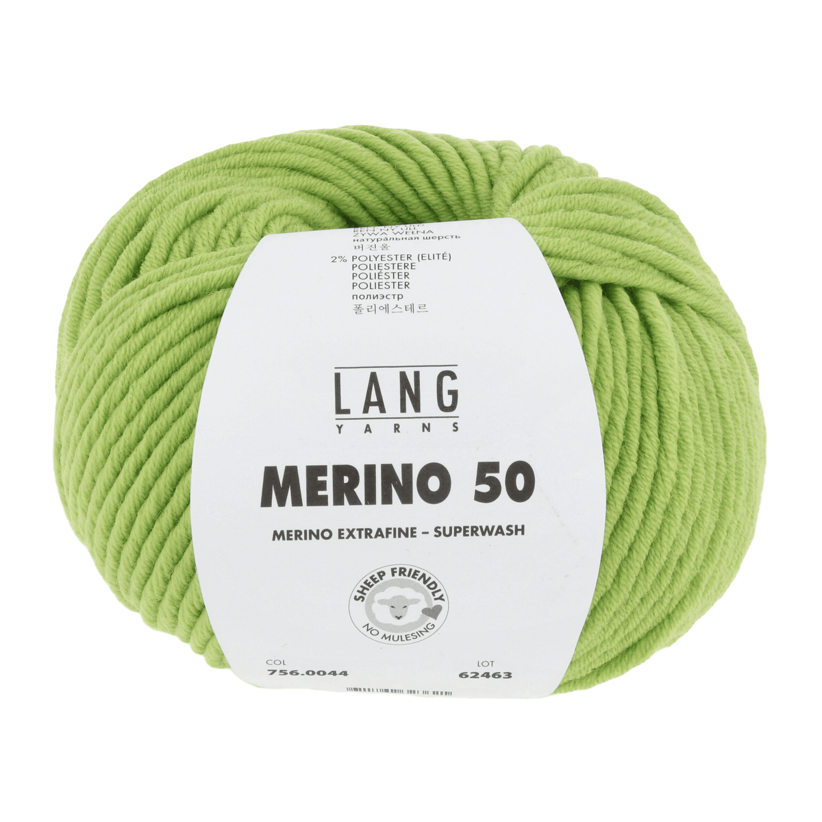 Lang Yarns Yarn Lime LANGYARNS | Merino 50 | Chunky | 756