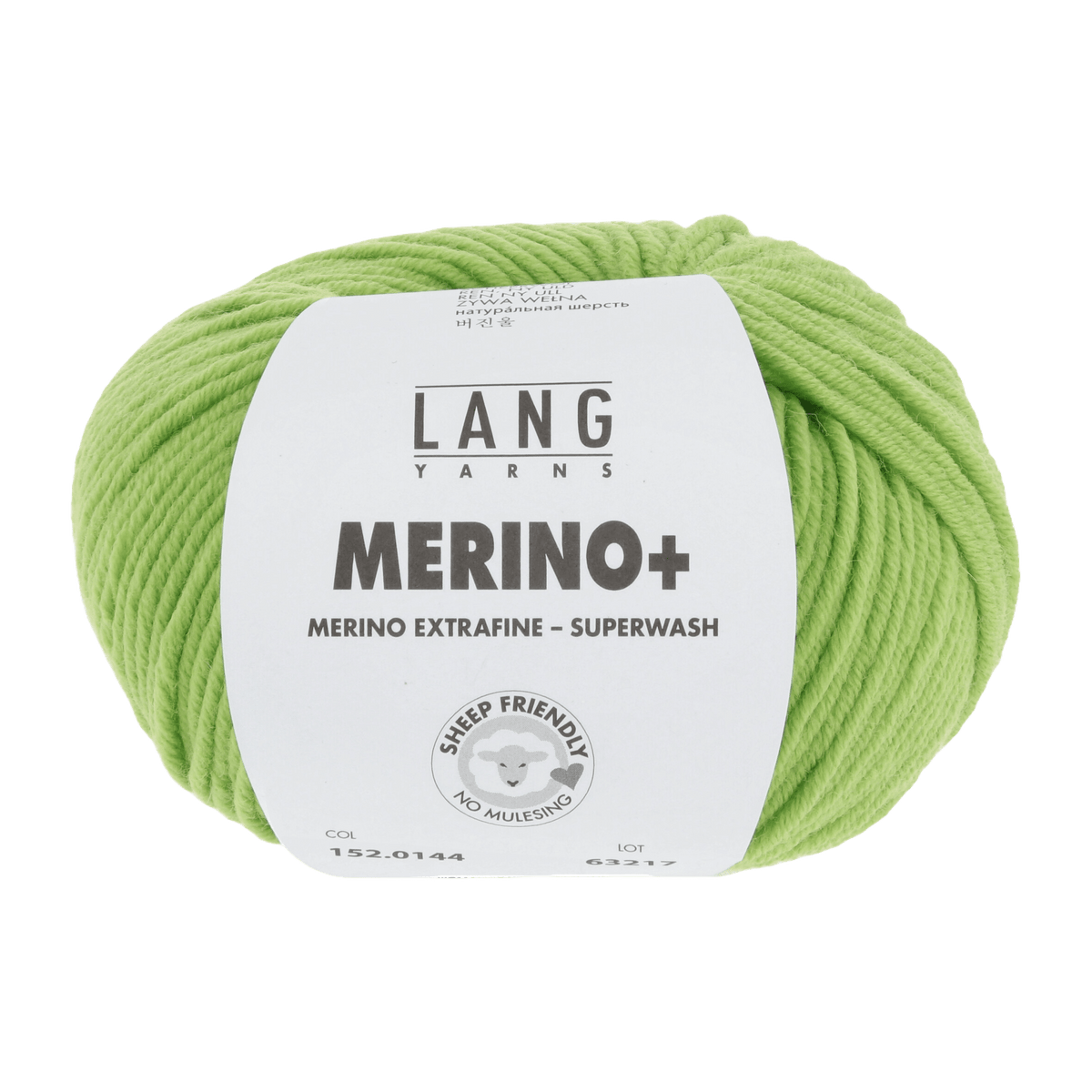 Lang Yarns Yarn Lime LANGYARNS | Merino+ | Worsted / Aran | 152