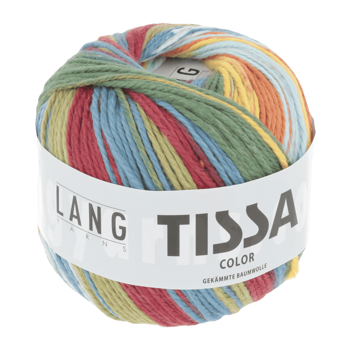 Lang Yarns Yarn Multicolour Orange / Green / Blue LANGYARNS |  Tissa | Worsted / Aran | 1030