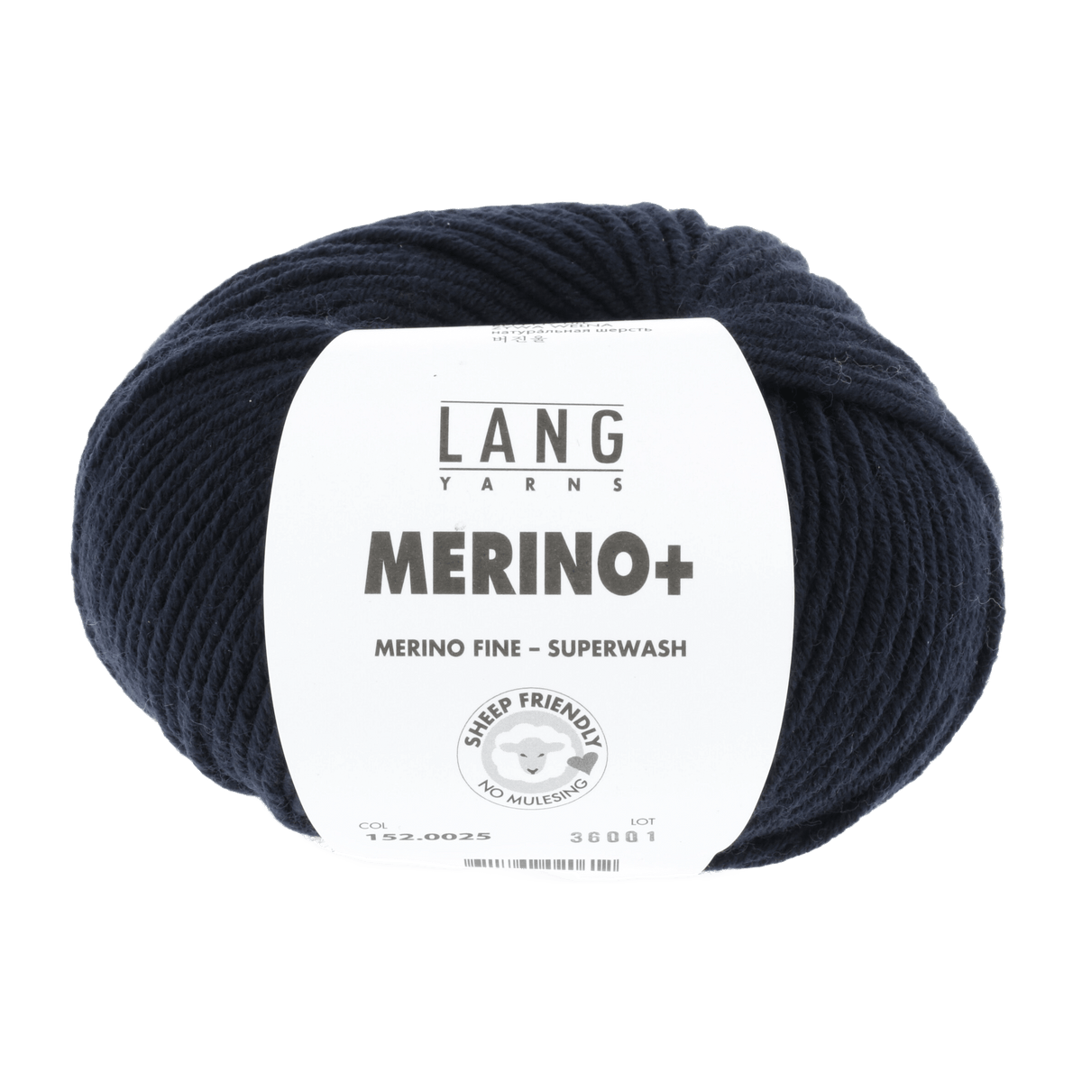 Lang Yarns Yarn Navy LANGYARNS | Merino+ | Worsted / Aran | 152