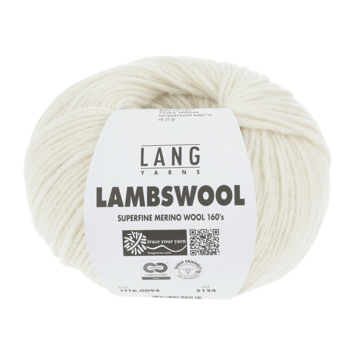 Lang Yarns yarn Offwhite LANGYARNS | Lambswool | Worsted | 1116
