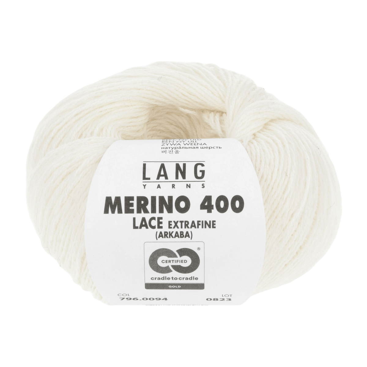 Lang Yarns Yarn Offwhite LANGYARNS | Merino 400 Lace | Sock / Baby | 796