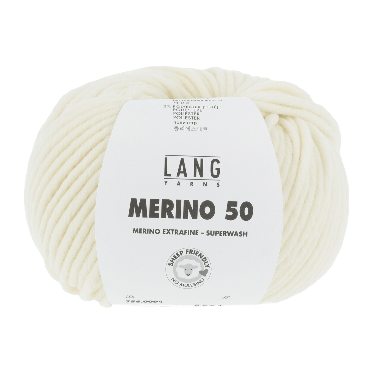 Lang Yarns Yarn Offwhite LANGYARNS | Merino 50 | Chunky | 756
