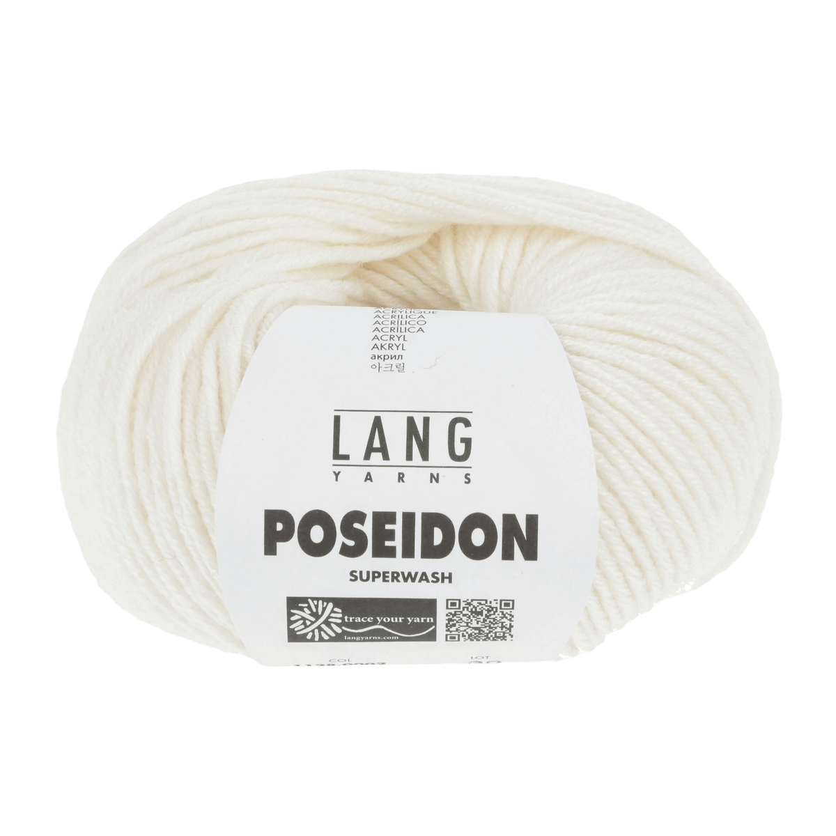 Lang Yarns Yarn Offwhite LANGYARNS | Poseidon | Worsted / Aran | 1128
