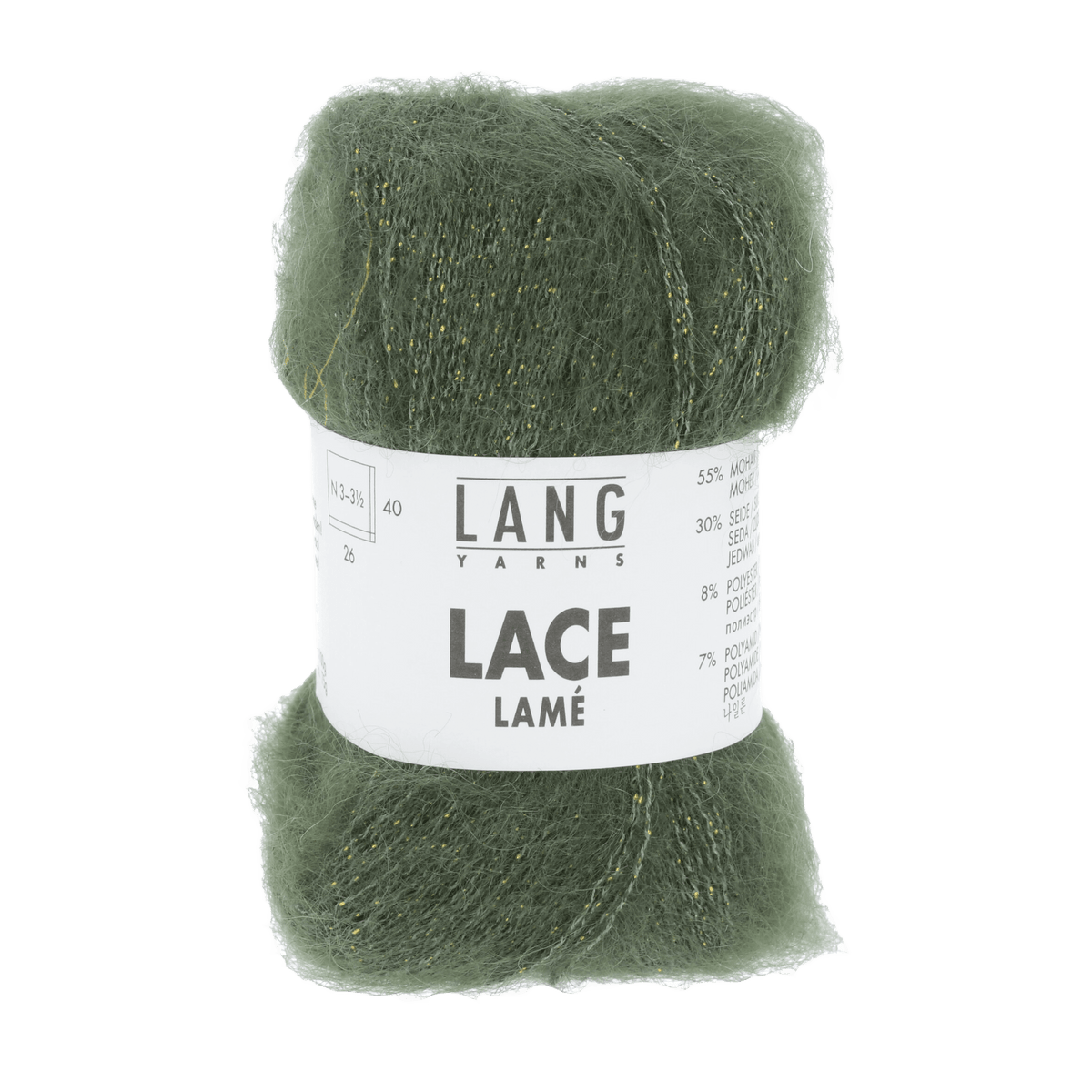 Lang Yarns yarn Olive LANGYARNS | Lace Lamé | Sport | 1081