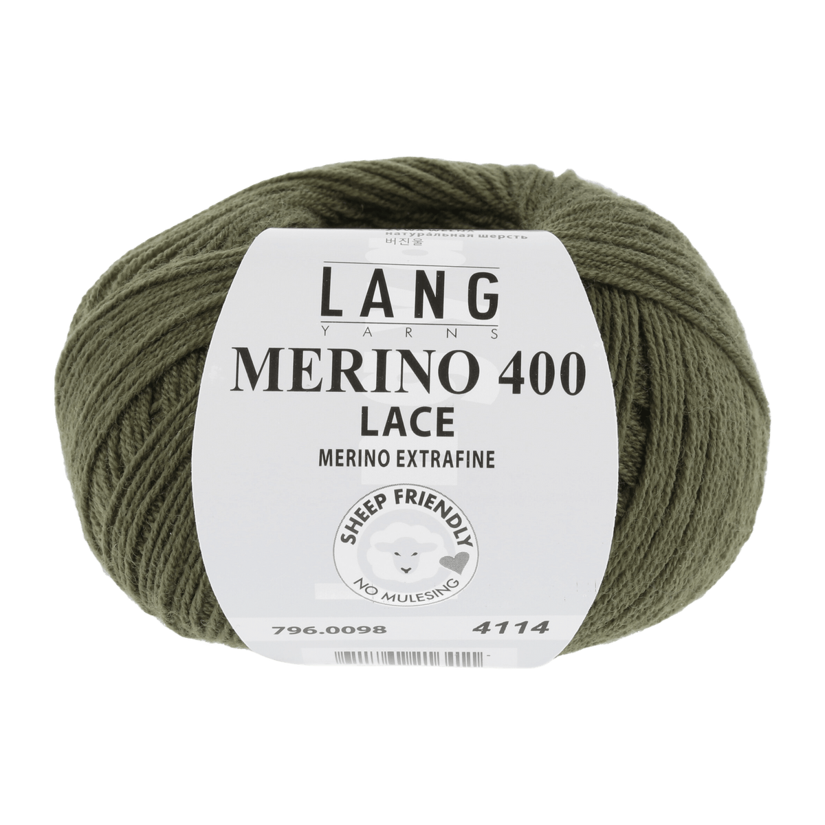 Lang Yarns Yarn Olive LANGYARNS | Merino 400 Lace | Sock / Baby | 796