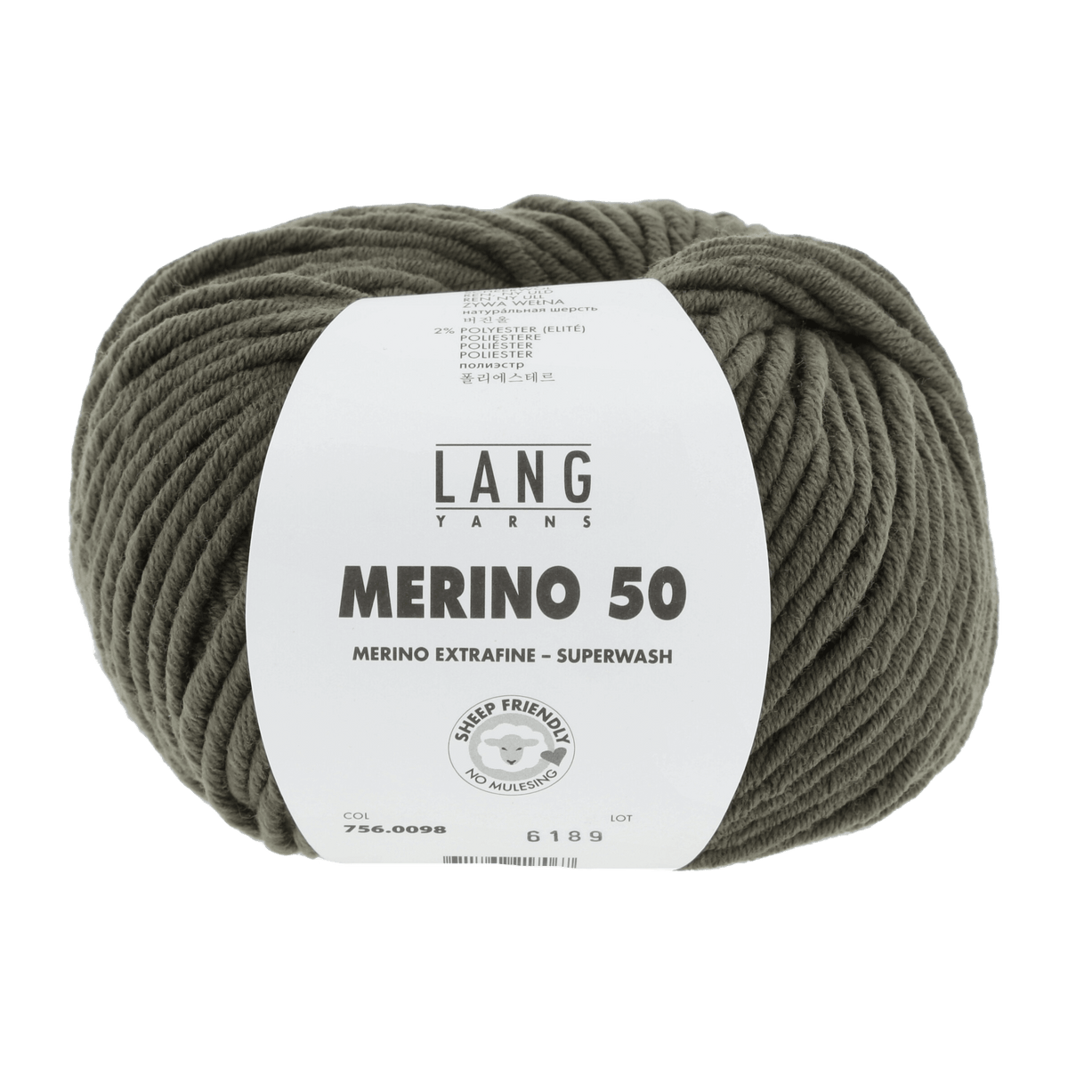 Lang Yarns Yarn Olive LANGYARNS | Merino 50 | Chunky | 756