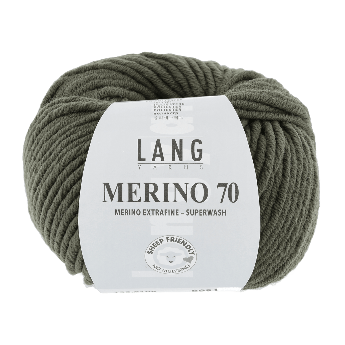 Lang Yarns Yarn Olive LANGYARNS | Merino 70 | Chunky | 733