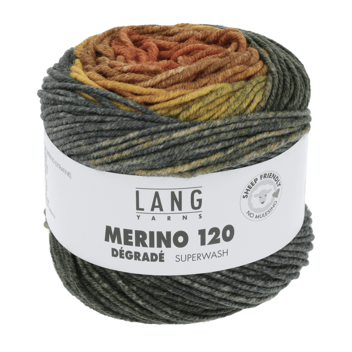 Lang Yarns Yarn Orange / Cognac LANGYARNS | Merino 120 Dégradé | DK | 37