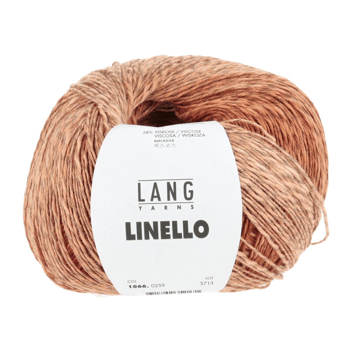 Lang Yarns Yarn Orange LANGYARNS | Linello | Worsted / Aran | 1066